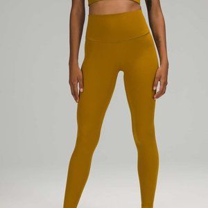 NWOT Lululemon Align Pant 28" Legging in Gold Spice